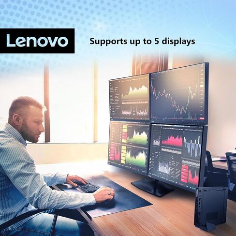 Lenovo ThinkStation P3 Tiny Workstation Mini Desktop ، Intel 20-Core I7-14700 ، 64GB DDR5 RAM ، 2TB SSD ، T400 4GB Graphics ، WiFi 6E + BT ، HDMI ، DP (5 Monitor Max) in Saudi Arabia