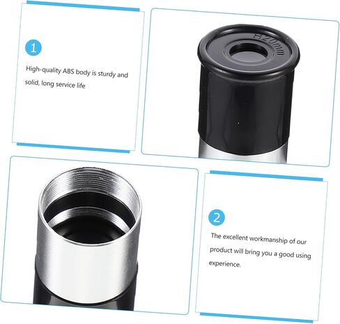 Mikikit Telescope Eyepiece Multi Coated Wide Angle Glass مع جسم ABS للتلسكوبات القياسية لعلم الفلك in Saudi Arabia