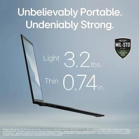 LG Gram 17 Touchscreen Laptop Copilot+ PC, 17" WQXGA Display, Intel Ultra 7 Series 2 258V, 32 GB RAM, 1 TB SSD, Intel Arc Graphics, Backlit, Wi-Fi 7, Windows 11 Pro in Kuwait