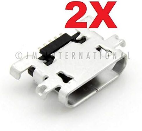 2x لـ Kindle Fire HD8 SX034QT USB Charger Charge Charge Connector USB Port Port Port for Amazon Kindle Fire HD8 SX034QT 7th Gen 2017 USA (2PCS) in Saudi Arabia