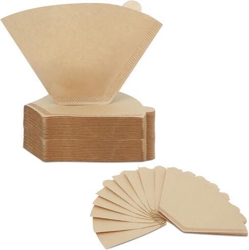 Coffee Filters 4 Cone Paper, 100 Count Unbleached-Disposable Pour Over Coffee Filter for Drip Coffee Maker, Coffee Paper Filters 8-12 Cup, Cone Coffee Filters 04 in Saudi Arabia