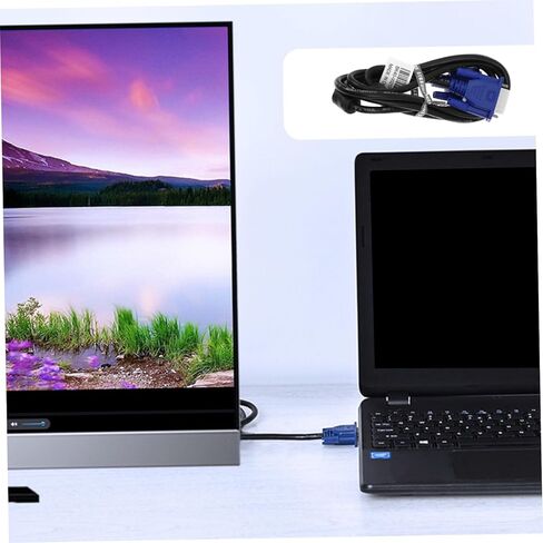Artibetter 2pcs VGA كابل لجهاز الكمبيوتر المحمول مراقبة شاشة الشاشة مادة PE in Kuwait