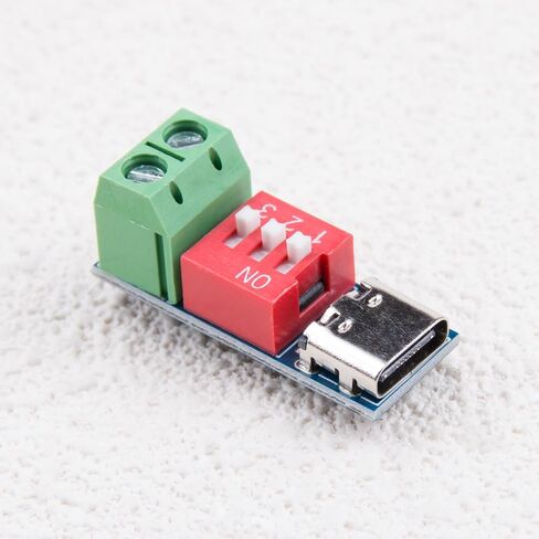 Zorza 6PCS USB-C Type-C PD Trigger QC Decoy لوحة شحن سريع وحدة تعزيز الطاقة 5-20V قابلة للتعديل in Saudi Arabia