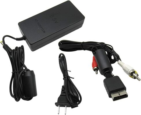 Power Supply and AV Cable for Original Playstation 2 System PS2 in Saudi Arabia