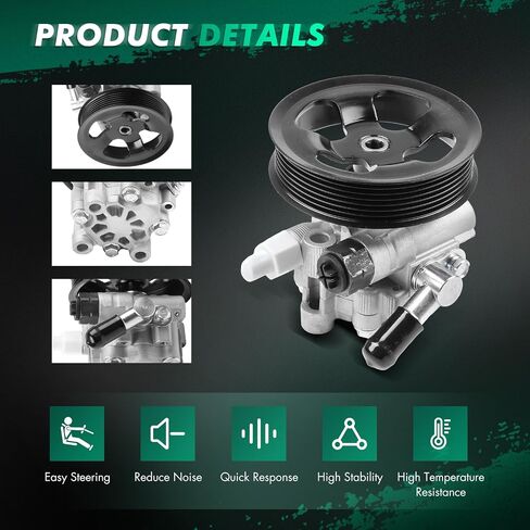 SCITOO Power Steering Pump Compatible for 2007 2008 2009 for Lexus RX350, 2005 2006 2007 2008 2009 2010 2011 2012 2013 2014 2015 for Toyota Tacoma 21-5447 Power Assist Pump in Saudi Arabia