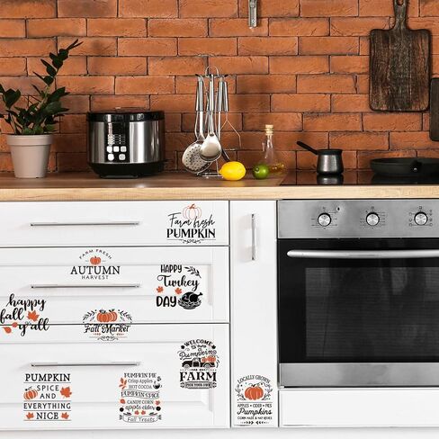 Whaline 11 Sheets Vintage Word Rub on Transfers for Furniture and Crafts Black Warm Letters Rub on Transfer Furniture Stickers Decals for School Home Office DIY Art Craft Decor, 5.5 x 5.5 Inch in Kuwait