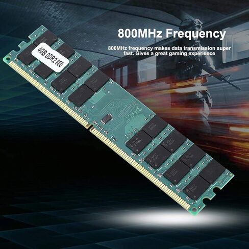 Zopsc DDR2 4GB 800MHz Memory Module for CPU Stable Fast Data 240PIN for High Anti-Interference and Antistatic for Desktop Computer, Plug and Play in Saudi Arabia