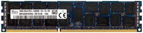 HMT42GR7AFR4C-RD HYNIX 16GB (1X16GB) 2Rx4 PC3-14900R DDR3-1866 Memory RAM in Saudi Arabia