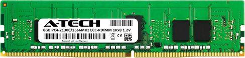 A-Tech 8GB RAM Replacement for Dell SNP1VRGYC/8G, A9781927, 1VRGY, 01VRGY | DDR4 2666MHz PC4-21300 1Rx8 ECC Registered RDIMM Single Server Memory Module in Saudi Arabia