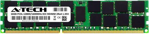 A-Tech 16GB لـ Intel Xeon E7-4809V3 (DDR3) (1 × 16 جيجابايت) PC3-12800 (DDR3-1600) ECC مسجل RDIMM 240-PIN 2RX4 1.35V ذاكرة خادم ذاكرة الخادم in Saudi Arabia