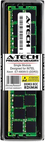 A-Tech 16GB لـ Intel Xeon E7-4809V3 (DDR3) (1 × 16 جيجابايت) PC3-12800 (DDR3-1600) ECC مسجل RDIMM 240-PIN 2RX4 1.35V ذاكرة خادم ذاكرة الخادم in Saudi Arabia