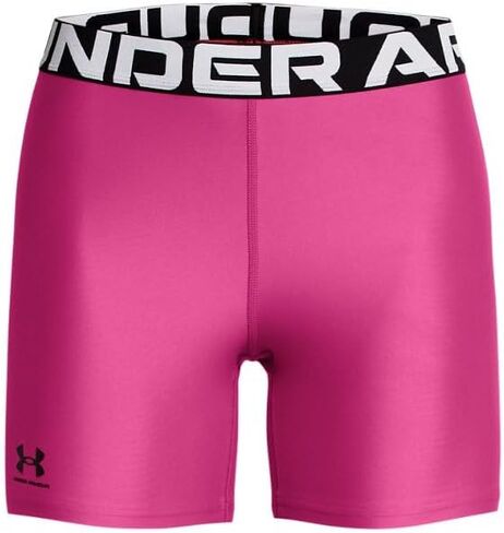شورت متوسط ​​الطول من Under Armour HeatGear Authentics أسود/أبيض XS (الولايات المتحدة 0-2) in Saudi Arabia