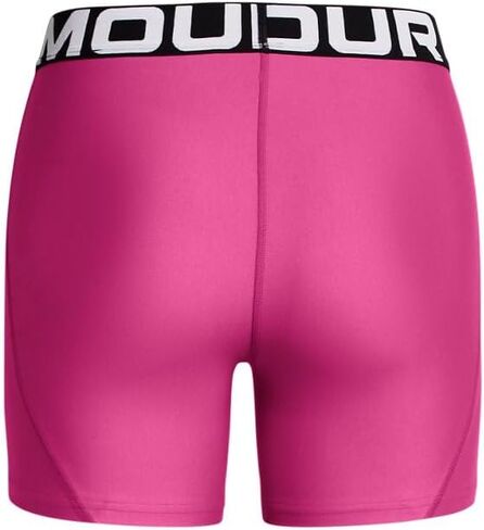 شورت متوسط ​​الطول من Under Armour HeatGear Authentics أسود/أبيض XS (الولايات المتحدة 0-2) in Saudi Arabia