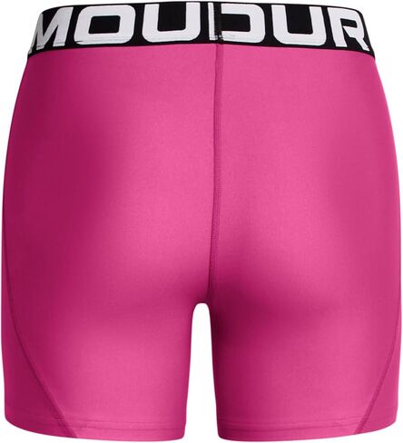 شورت متوسط ​​الطول من Under Armour HeatGear Authentics أسود/أبيض XS (الولايات المتحدة 0-2) in Saudi Arabia