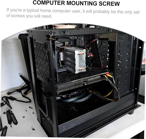 Amosfun 1Set Computer Screw Kit Reusable Countersunk Head Screws for Computer Repair Including Thumb Screws Standoffs and Fan Screws for Hard Drives and Cases in Saudi Arabia