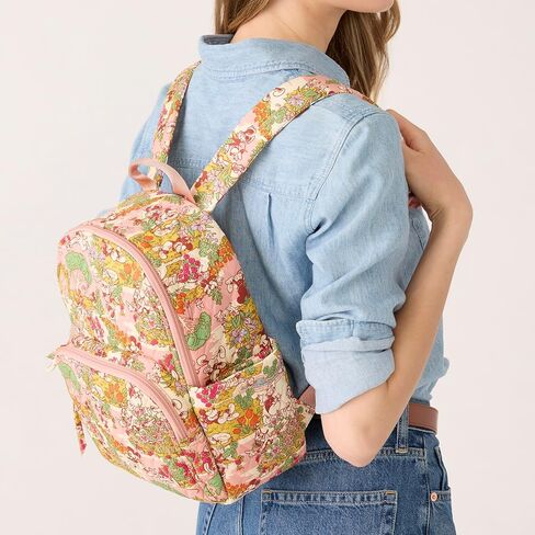 Vera Bradley Disney Premium Cotton Small Banbury Backpack, Mickey's Promenade in Saudi Arabia