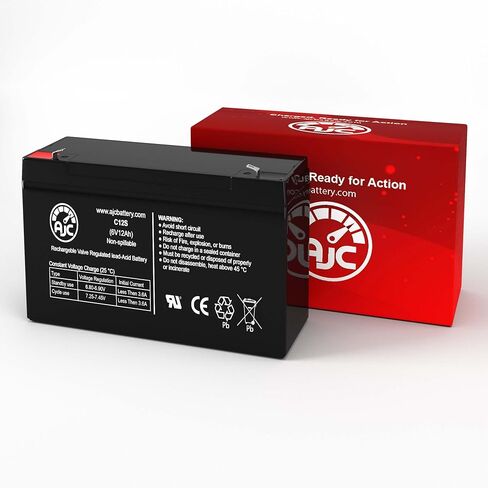 بطارية AJC متوافقة مع National Power NB6-12 6V 12AH بطارية حمض الرصاص المختومة in Saudi Arabia