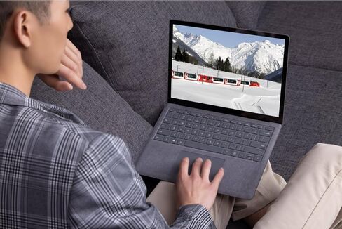 Microsoft Surface Laptop 4-13.5in (2256 × 1504) جهاز كمبيوتر محمول شاشة تعمل باللمس - AMD Ryzen 5 Surface Edition - RAM 16GB ، 256GB SSD - لوحة مفاتيح الإضاءة الخلفية - Windows 11 Pro (متجدد) in Kuwait
