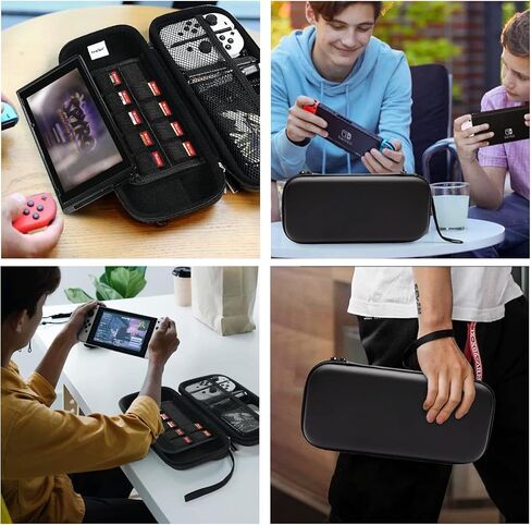 مجموعة الملحقات الواقية لـ Nintendo Switch 2 (2025) ، علبة قذيفة تقسيم شفافة ، حقيبة حمل السفر ، واقيات الشاشة و GRIPs للإبهام لوحدة Switch2 in Saudi Arabia
