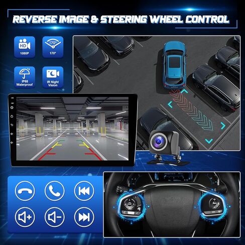 Android Car Stereo 2016 2017 2018 2019 2020 2021 Honda Civic Radio Apple Carplay Android Auto Auto 9 بوصة شاشة تعمل باللمس لشاشة Civic Car مع GPS Navigation Bluetooth 5G WiFi Camera Camera SWC SWC in Saudi Arabia
