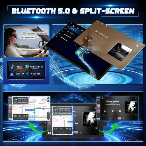 Android Car Stereo 2016 2017 2018 2019 2020 2021 Honda Civic Radio Apple Carplay Android Auto Auto 9 بوصة شاشة تعمل باللمس لشاشة Civic Car مع GPS Navigation Bluetooth 5G WiFi Camera Camera SWC SWC in Saudi Arabia