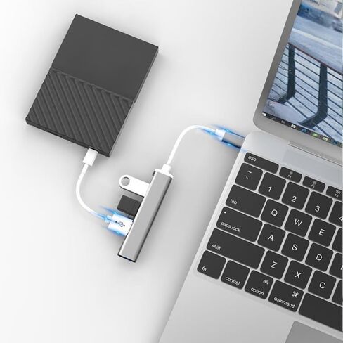STYPE-C HUB PORTING: Expander USB Port-Type-C 3.0 HUB USB Dongle Multiport للكمبيوتر المحمول (4-PORT) in Saudi Arabia