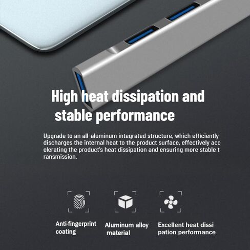 STYPE-C HUB PORTING: Expander USB Port-Type-C 3.0 HUB USB Dongle Multiport للكمبيوتر المحمول (4-PORT) in Saudi Arabia