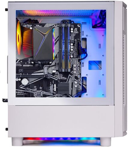 Skytech Gaming Archangel Desktop PC ، Ryzen 5 5600GT 3.6 GHz (4.6GHz Turbo) ، Radeon Vega 7 ، 1TB NVME SSD ، 16GB DDR4 RAM 3200 ، 650W GOLD PSU ، Wi-Fi ، Win 11 in Kuwait