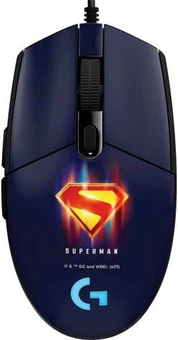 Skinit Secal Skin Other Gonting متوافق مع G203 Prodigy RGB Wired Gaming Mouse - Superman 2025 Classic Superman Shield Design in Kuwait