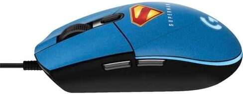 Skinit Secal Skin Other Gonting متوافق مع G203 Prodigy RGB Wired Gaming Mouse - Superman 2025 Classic Superman Shield Design in Kuwait
