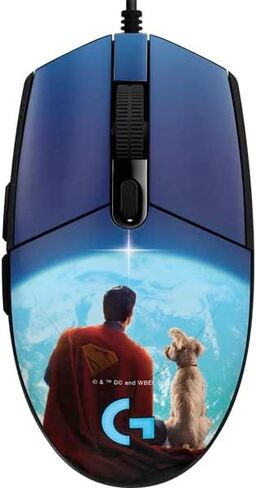 Skinit Secal Skin Other Gonting متوافق مع G203 Prodigy RGB Wired Gaming Mouse - Superman 2025 Classic Superman Shield Design in Kuwait