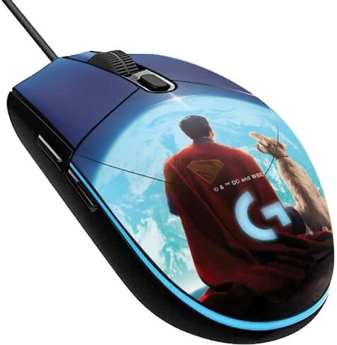 Skinit Secal Skin Other Gonting متوافق مع G203 Prodigy RGB Wired Gaming Mouse - Superman 2025 Classic Superman Shield Design in Kuwait