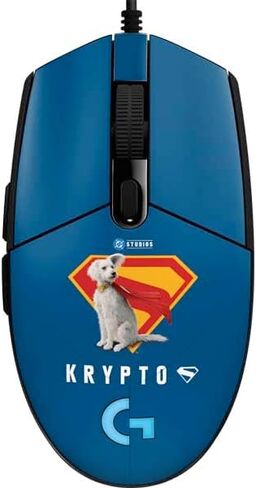 Skinit Secal Skin Other Gonting متوافق مع G203 Prodigy RGB Wired Gaming Mouse - Superman 2025 Classic Superman Shield Design in Kuwait