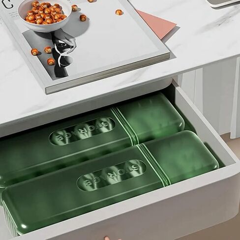 Cable Organizer Storage Box, Desktop Cable Management Box with Switch, Power Cord Organizer for Office, Home,Desk Accessories Storage Stationery Supplies（Green） in Saudi Arabia
