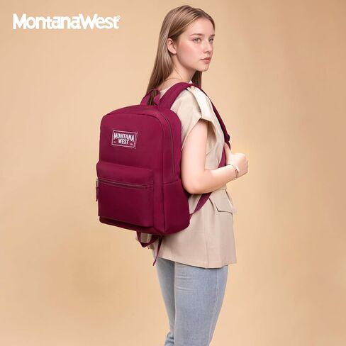 Montana West 2 PCS حقائب الظهر اليومية للنساء رجال خفيفة الوزن الكلية حقيبة الكتب الكتب الظهر غير الرسمية على الظهر للتنقل والسفر in Saudi Arabia