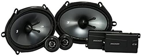 KICKER CSS68 6x8-INCH (160x200mm) Component System with .75-INCH (20mm) Tweeter, Bundle in Saudi Arabia