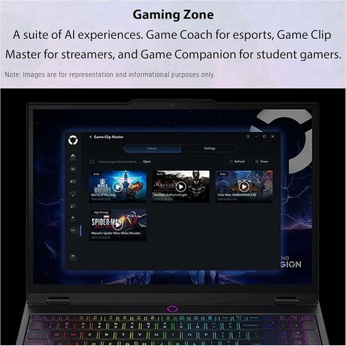 LENOVO LEGION 5 GEN 10 GEM GAMING LAPTOP ، AMD RYZEN 7-260 ، 32 GB DDR5 RAM ، 1 TB PCIE SSD ، 15.1 in Kuwait