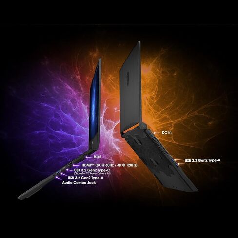 MSI KATANA HX Gaming Maming Captop ، 15.6 "165Hz QHD+ Display IPS ، 24-Core I9-14900HX (حتى 5.8 GHz ، Geforce RTX 5070 ، AI & VR Ready ، Copilot+ PC ، RGB Backlit Keyboard ، Win11 ، Black (64GB DDR5 RAM | 4TB SSD) in Saudi Arabia