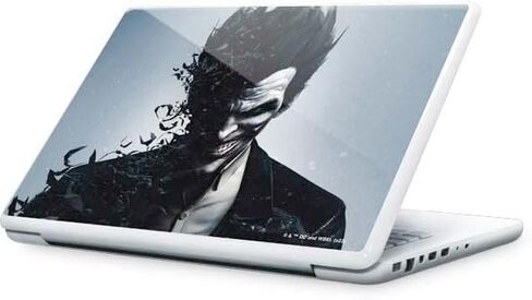 Skinit Decal Laptop Skin Compatible with MacBook 13-inch - Officially Licensed Warner Bros Joker Arkham Design in Saudi Arabia