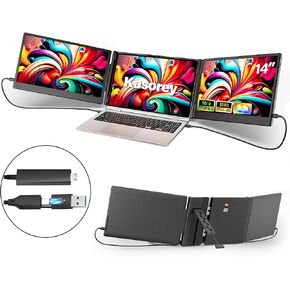 T2 pro Laptop Screen Extender Portable Monitor + H5-M Video Signal Conversion Cable in Saudi Arabia