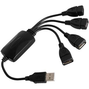 Maxllto 4-Port High Speed ​​USB 2.0 Flitter ، محور USB غير ذو قوة لجهاز الكمبيوتر المحمول للكمبيوتر الشخصي in Saudi Arabia