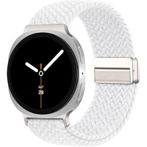 حلقة منفردة مطاطية منفردة لـ Samsung Watch 8 نطاقات 40 مم 44 ملم ، نقرة واحدة لا توجد فجوة حزام نايلون نايلون الرياضي مع قفل مغناطيسي للمجرة 8 كلاسيكية النساء 46 مم الرجال in Kuwait
