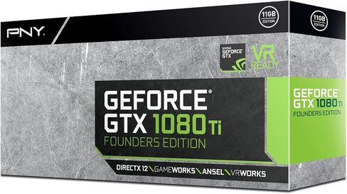 PNY GeForce GTX 1080 TI 11GB Founders Edition (VCGGTX1080T11PB-FE) بطاقات رسومية in Kuwait