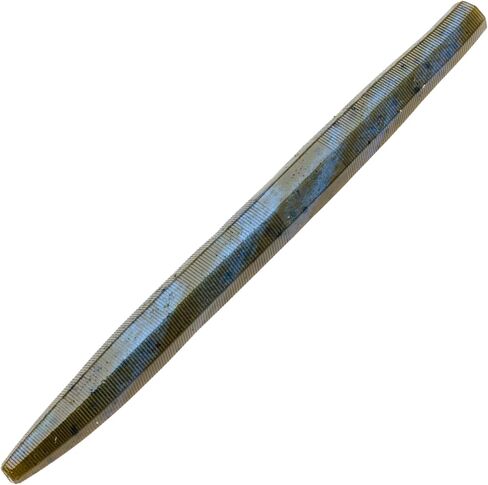 Strike King KVD Perfect Plastics Ocho 5 Fishing Lure, Soft Plastic Jerkbait, Beveled Sides, Super Soft Plastic, Salt Impregnated, Coffee Scent in Saudi Arabia
