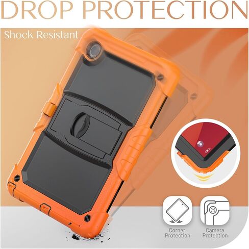 Tablet Travel Baby Case متوافق مع Tab Lenovo M11 TB-330FU/Lenovo Xiaoxin Pad 2024 TB-331FC ، ثلاثة في حالة مقاومة مقاومة للتساقط مقاومًا. in Kuwait