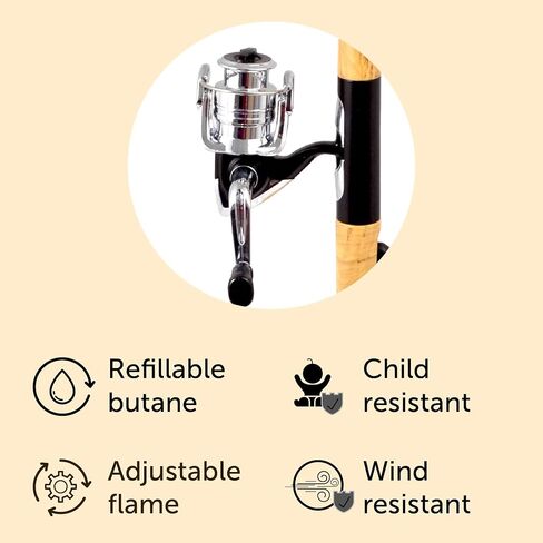 Open Face Fishing Pole Lighter in Saudi Arabia