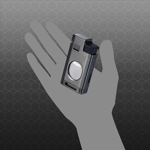 Fisol Lighcut Triple Torch Torch Flame أخف وزنا مع نقش حرة (Gunmetal) in Kuwait