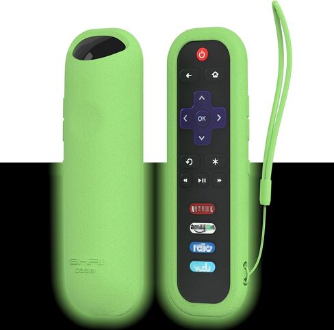 Remote Case for Roku Smart TV RC280 RC282 URC280J XRC280J Remote Control Universal Replacement Lightweight Silicone Case Cover Sleeve Skin with Lanyard for Roku TV Remote in Kuwait