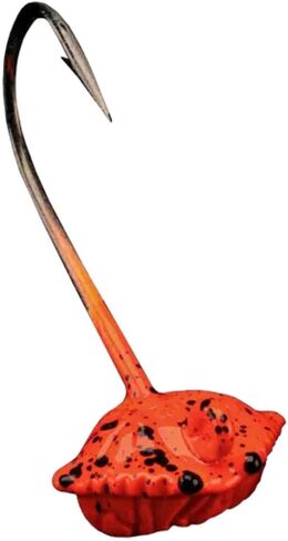 Lunker City Fishing Mr. Crabs Tog Blackfish Jig Sheepshead 1/2oz 3/4oz 1oz 1.5oz 2oz 3oz 4oz 2X Heavy Duty 3/0 4/0 Hook Football Head Lure, Made in The USA in Kuwait