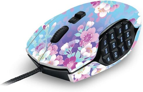 Mayyskins Skin متوافق مع Logitech G600 MMO Gaming Mouse - In Bloom | غلاف الالتفاف الواقي ، الدائم ، والفريد من نوعه | من السهل تطبيق الأنماط وإزالتها وتغييرها | صنع في الولايات المتحدة in Kuwait